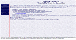 Desktop Screenshot of evaleeschwarztrust.org